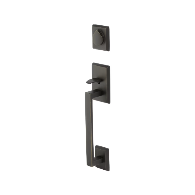 Emtek - Rustic Modern Rectangular Sectional Tubular Entry Set