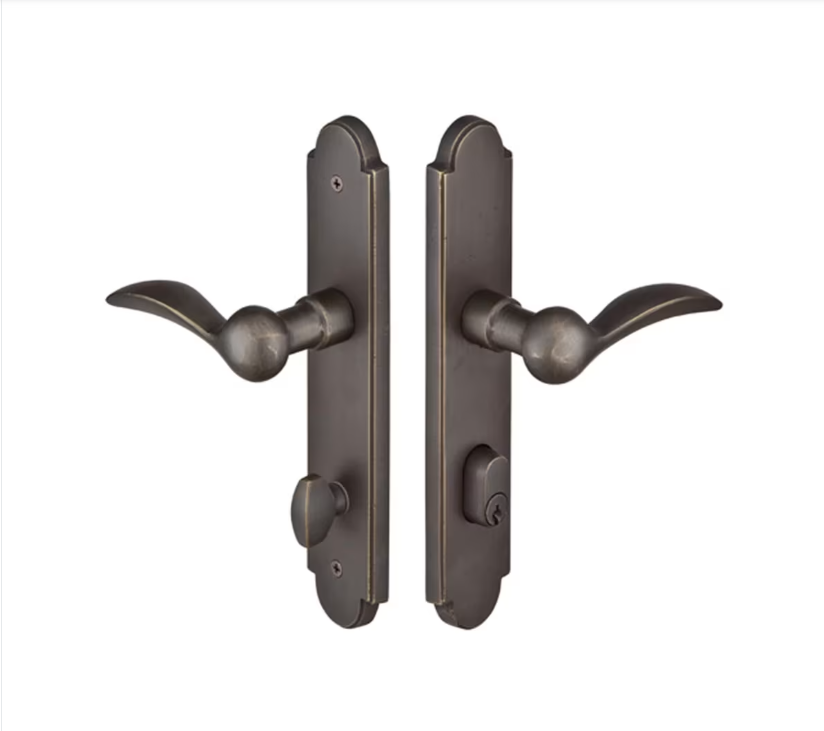 Emtek - Arched Sandcast Multi Point Lock Trim