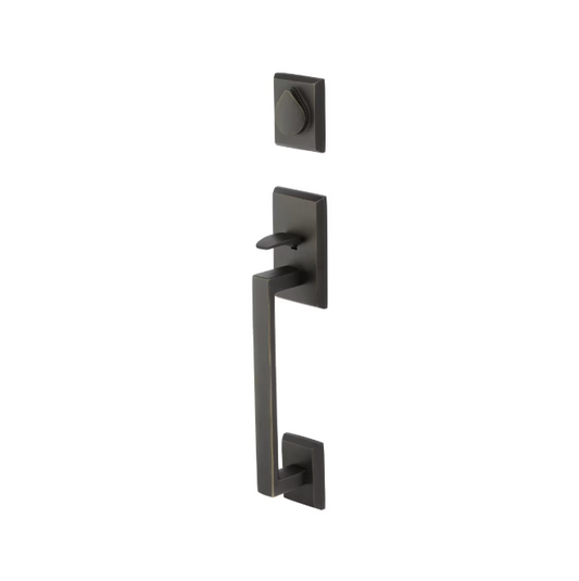 Emtek - Rustic Modern Rectangular Sectional Tubular Entry Set